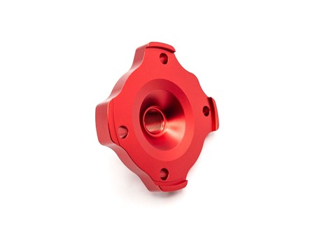 Culasse MCAFH - Arctic Frost Head rouge, fraisé cnc 4 parties, Malossi Big DEPS 4