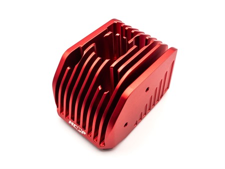 Culasse MCAFH - Arctic Frost Head rouge, fraisé cnc 4 parties, Malossi Big DEPS 4