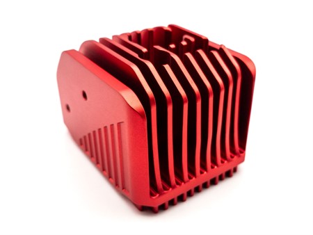 Culasse MCAFH - Arctic Frost Head rouge, fraisé cnc 4 parties, Malossi Big DEPS 4
