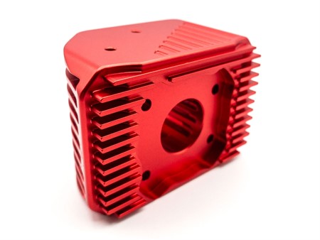 Culasse MCAFH - Arctic Frost Head rouge, fraisé cnc 4 parties, Malossi Big DEPS 4