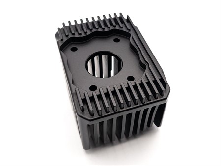 Culasse MCAFH - Arctic Frost Head noir, fraisé cnc 4 parties, Malossi Big DEPS 4