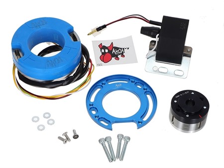 Innenrotorzündung AKOA-RACING V2, mit 12V Licht 55W, ohne Drehzahlbegrenzer, Puch / Sachs / Zündapp