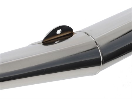 Auspuff Bullet zu Puch Maxi / X30, extra leise (chrom)