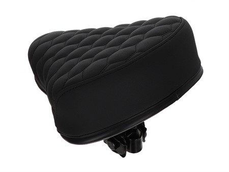 Selle (matelassée) noir, universelle
