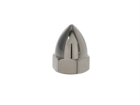 Spitzmutter M10.5x1mm «BULLIT» chrom Spitzmutter M10.5x1mm «BULLIT» chrom