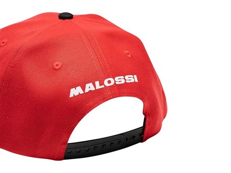 Cap MALOSSI Snapback rot / weiss