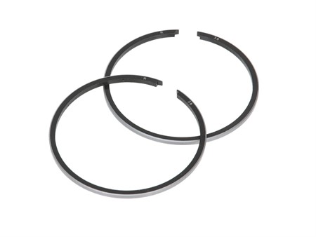 Segments de piston Akoa Ø 38 x 1,5 mm acier chromés vélomoteur Puch (paire)