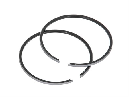 Segments de piston Akoa Ø 44 x 1,5 mm acier chromés, vélomoteur Puch (paire)
