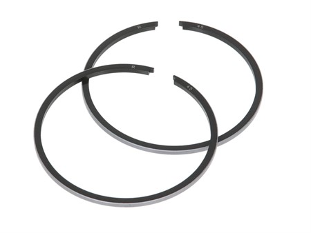 Segments de piston Akoa Ø 45 x 1,5 mm acier chromés, vélomoteur Puch (paire)