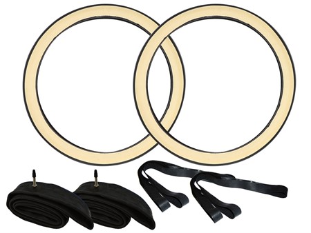 Pneu Set 1.75 - 19 Fortune Weisswand (Solex)