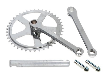 Tretgarnitur - Pedalachse/Kurbel-Set Solex (Keilnut) Tretgarnitur - Pedalachse/Kurbel-Set Solex (Keilnut)