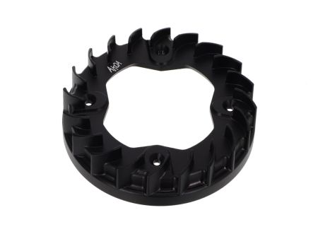 Lüfterrad CNC, Alu schwarz Minarelli V1 (108) Lüfterrad CNC, Alu schwarz Minarelli V1 (108)