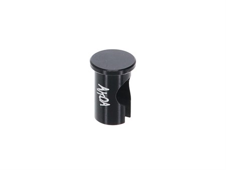 Logement de câble / Embout adatateur de câble levier type Magura alu CNC noir, divers vélomoteurs
