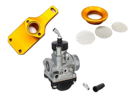 Kit carburateur 21mm MC Touring special Dellorto SCR 21 mm, vélomoteur Piaggio Ciao, SI, Boxer, Bravo