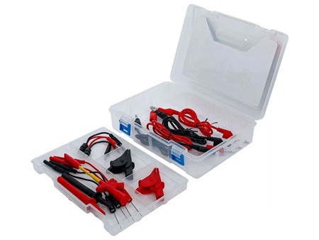 Messkabel- und Prüfspitzen-Zubehör-Sortiment für Multimeter 15-teilig