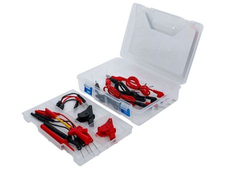 Assortiment de câbles de mesure et d’accessoires pour pointes de sondes pour multimètre 15 pièces
