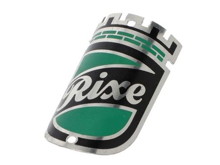 Emblème Rixe (Pour tube de direction) courbé NOS Emblème Rixe (Pour tube de direction) courbé NOS