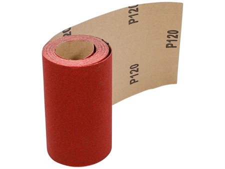 Schleifpapier Rolle 115 mm x 5 m Körnung 120