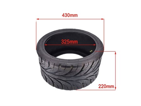 Pneu tubeless 215/40-13", trottinette électrique, vélo ville, scooter électrique