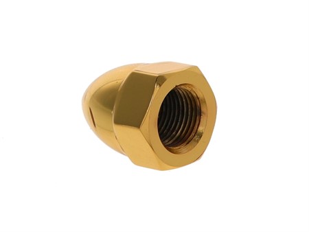 Spitzmutter M12x1mm «BULLIT» gold