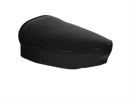 Sattel (gefedert) schwarz "Sitzbänkli", universal (ohne Chromleiste)