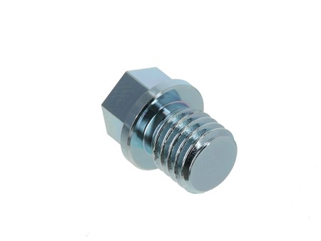 Vis borgne bouchon zingué, M10 x 1,5 x 18 (suppression décompresseur), vélomoteurs Puch, Sachs, universel