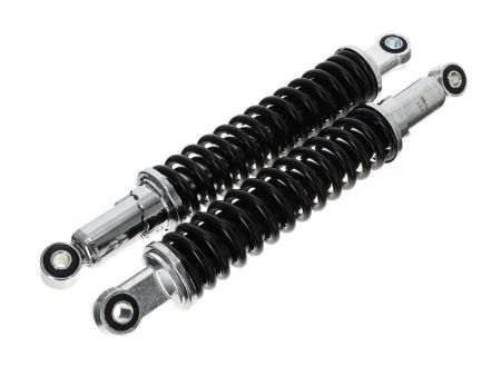 Stossdämpfer schwarz / chrom 335 mm, universal Stossdämpfer schwarz / chrom 335 mm, universal