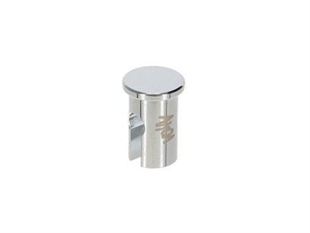 Logement de câble / Embout adatateur de câble levier type Magura alu CNC chromé, divers vélomoteurs