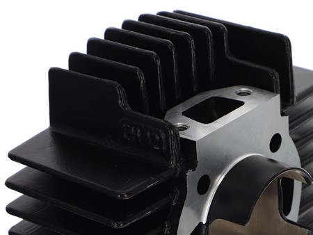 Kit cylindre AKOA Tuning 50cc 38mm black edition, avec culasse, CH12 extérieur 100% original, vélomoteurs Puch
