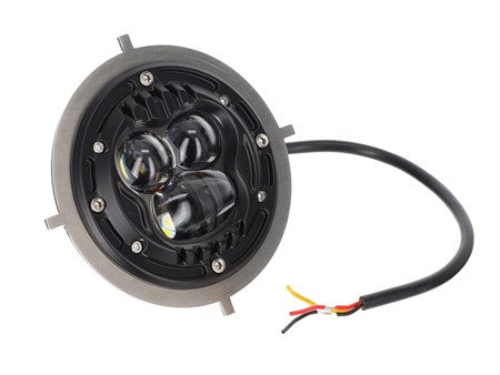 Insert de phare avant 130mm conversion à LED 6-12v, universel vélomoteurs Puch / Sachs..... Insert de phare avant 130mm conversion à LED 6-12v, universel vélomoteurs Puch / Sachs.....