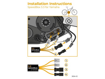 Tuningmodul E-Bike SpeedBox 3.3 B.Tuning für Yamaha PW-X3, PW-S2, PW-XM