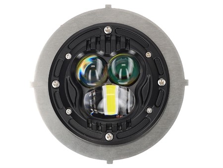Insert de phare avant CEV TIPO conversion à LED, universel vélomoteurs Puch / Sachs.....