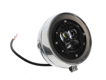 Insert de phare avant CEV TIPO conversion à LED, universel vélomoteurs Puch / Sachs.....