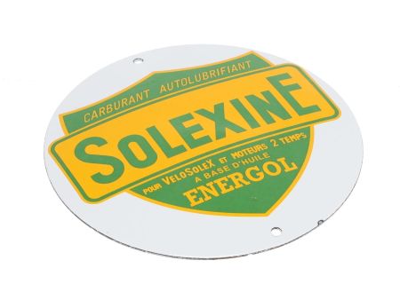 Emaille Schild ,,Solexine" 15cm Emaille Schild ,,Solexine" 15cm