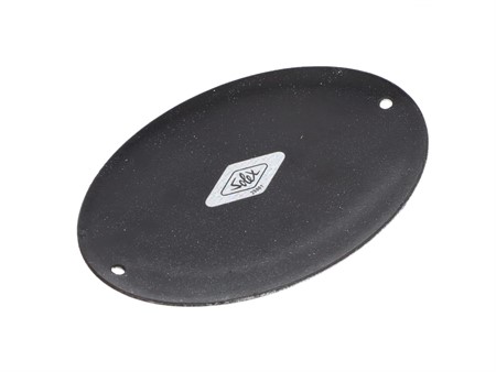 Emaille Schild (oval), 12 cm x 8 cm