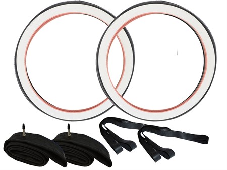 Pneu Set 1.75 - 19" Teknix Weisswand (Solex) Pneu Set 1.75 - 19" Teknix Weisswand (Solex)
