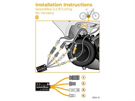Tuningmodul E-Bike SpeedBox 3.2 B.Tuning für Yamaha (PW-X, SE, TE, X2, ST)