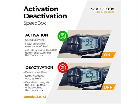 Tuningmodul E-Bike SpeedBox 3.2 B.Tuning für Yamaha (PW-X, SE, TE, X2, ST)