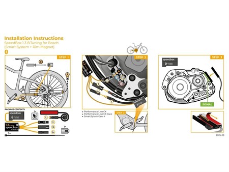 Boitier E-Bike SpeedBox 1.3 B.Tuning pour Bosch (Smart System Gen.4 + Rim Magnet)