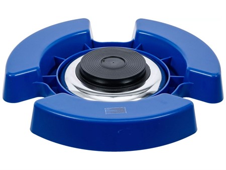Magnet-Haftschale mit 3 Kunststoff-Ablagen Ø150 mm