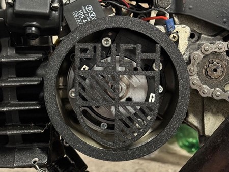 Zündungsdeckel Puch E50 schwarz / blau (3D Druck)