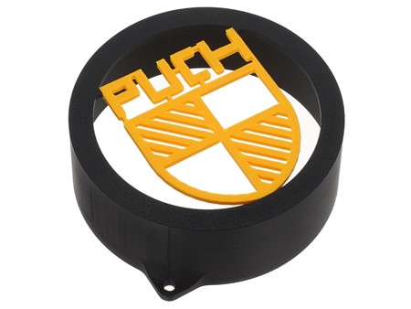 Zündungsdeckel Puch E50 schwarz / gelb (3D Druck)