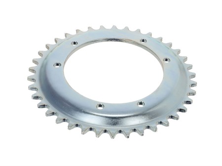 Couronne ESJOT 38 dents zinguée, vélomoteurs Puch Maxi, X30