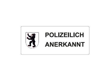 Autocollant "Polizeilich Anerkannt" Appenzell Innerrhoden Autocollant "Polizeilich Anerkannt" Appenzell Innerrhoden