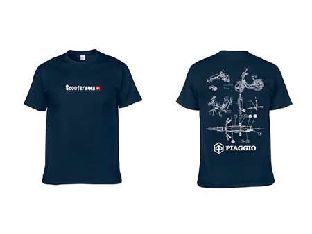 T-shirt taille M / Scooterama «PIAGGIO» T-shirt taille M / Scooterama «PIAGGIO»