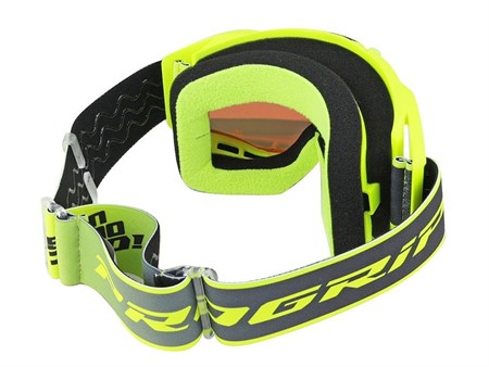 Crossbrille ProGrip 3300 FL Atzaki Gelb / Orange - Rot verspiegelt