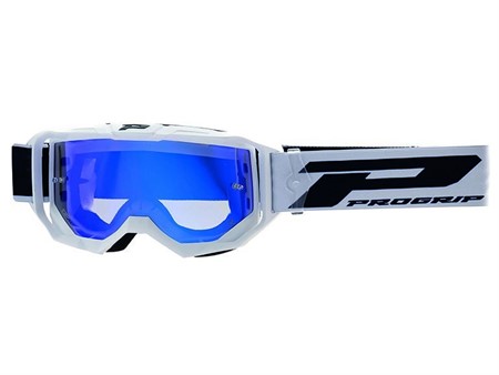 Crossbrille ProGrip 3300 FL Atzaki weiss - blau verspiegelt