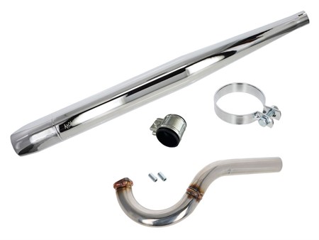 Auspuff Set Puch 32 mm Powerzigarre «Resonanz» Auspuff Set Puch 32 mm Powerzigarre «Resonanz»