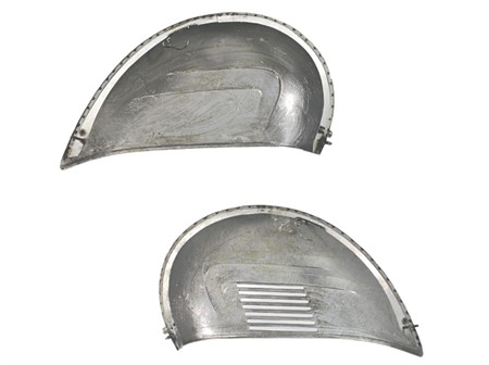 Cache latéral «paire» pour Vespa GS 160, gris