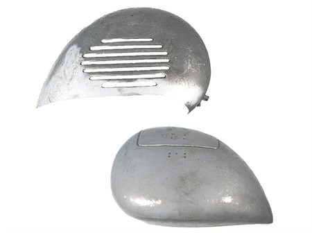 Cache latéral «paire» pour Vespa GS 150, gris